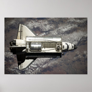 Póster Descoberta 12 do vaivém espacial