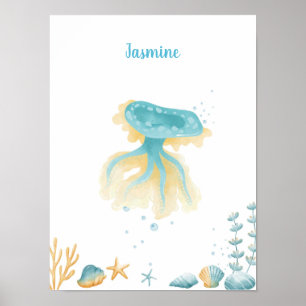 Poster Descoberta de Sonhos do Oceano Personalizável