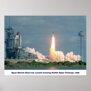Poster Descoberta que leva o telescópio 1990 de Hubble