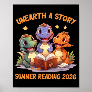Poster Descobrir uma história verão leitura 2026 homens m