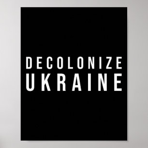Poster Descolonizar a Ucrânia