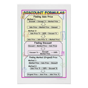 Póster Desconta a Poster de Notas de Matemática