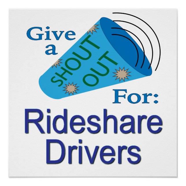 Póster Descubra os drivers da Rideshare (Frente)