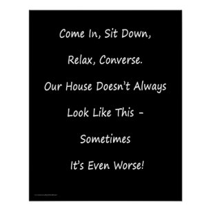 Póster Desculpas pela Poster da Casa Mensageira, Branco n