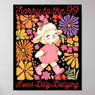 Poster Desculpe aos 99 que eu estava enrolando cristão