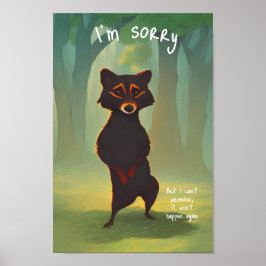 Poster Desculpe, mas não posso prometer que não acontecer