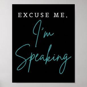 Poster Desculpe-Me Falando Engraçado Kamala Harris Joe Bi