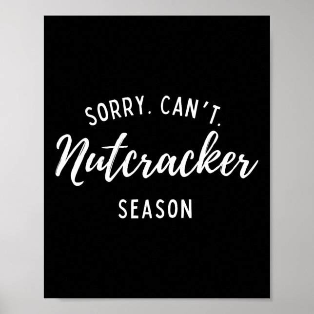 Poster Desculpe, não é possível o Nutcracker Season Natal (Frente)
