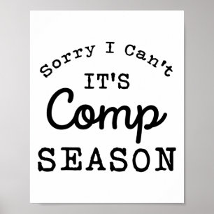 Poster Desculpe, não posso comp a temporada, Gilrs Comp D