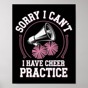 Poster Desculpe, não posso, tenho treino de cheerleader C