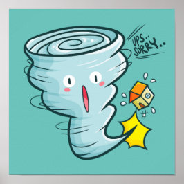 Poster Desculpe Tornado