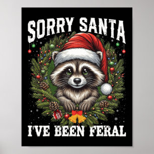 Poster Desculpem Papais noeis que eu fui Feral Christmas 