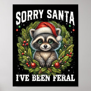 Poster Desculpem Papais noeis que eu fui um Feral Engraça