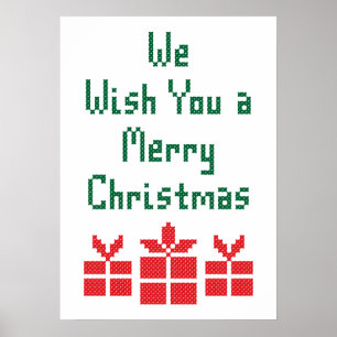 Poster Desejamos-lhe um Feliz Natal
