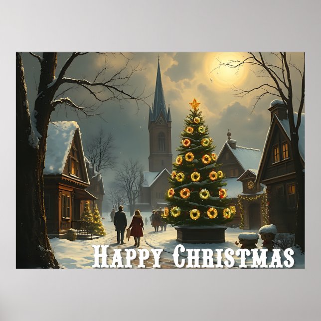 Poster Desejamos um feliz natal - O11 (Frente)