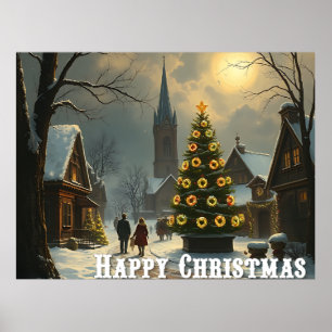 Poster Desejamos um natal feliz - O11