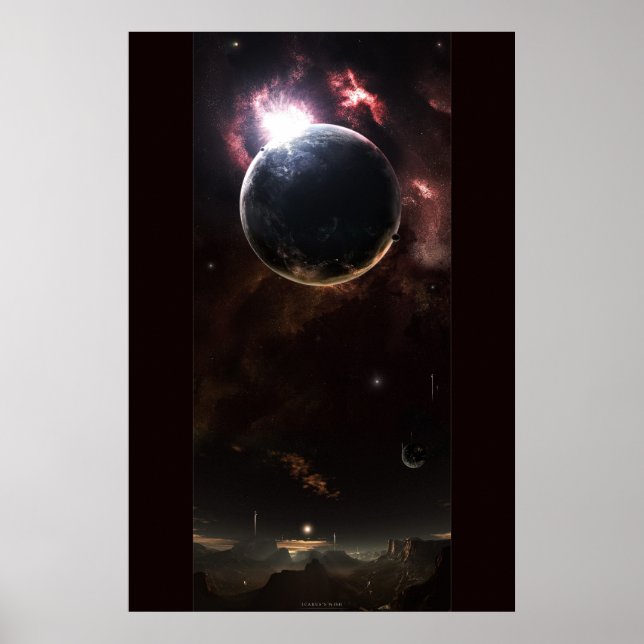 Póster Desejo de Icarus (Frente)