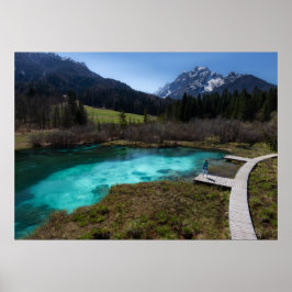 Poster Desejo de viajar em Zelenci, Eslovênia