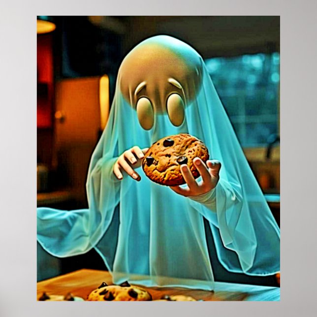 Poster Desejo do Fantasma por Biscoitos (Frente)
