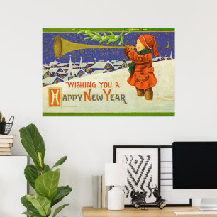 Poster Desejo-te um Feliz ano novo