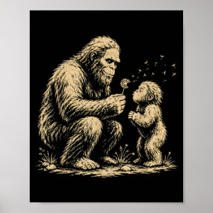 Poster Desejos Sopranos Funny Bigfoot Sopra Dente-de-leão