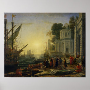 Poster Desembarque de Cleópatra em Tarsus, 1642