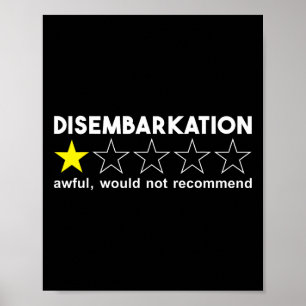 Poster Desembarque Terrível Não Recomendaria Férias