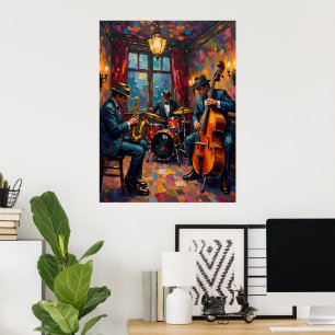 Poster Desempenho da Banda Jazz