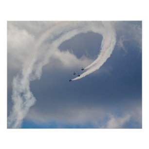 Póster Desempenho da exibição de ar