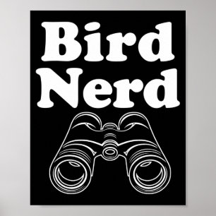 Poster Desempenho de nerd de pássaro 