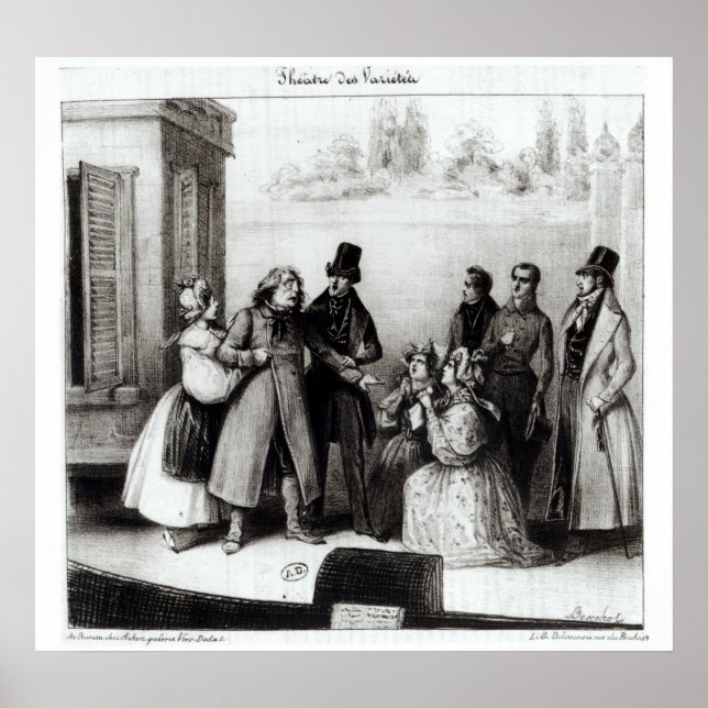 Póster Desempenho do "Le Pere Goriot" (Frente)