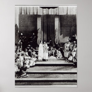 Poster Desempenho do primeiro palco na Inglaterra "Semele