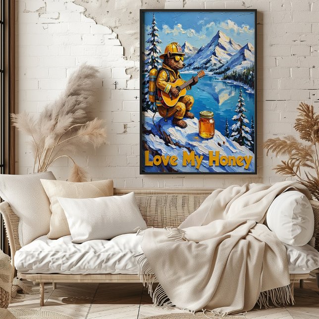 Poster Desempenho máximo: a melodia de inverno do urso (Criador carregado)
