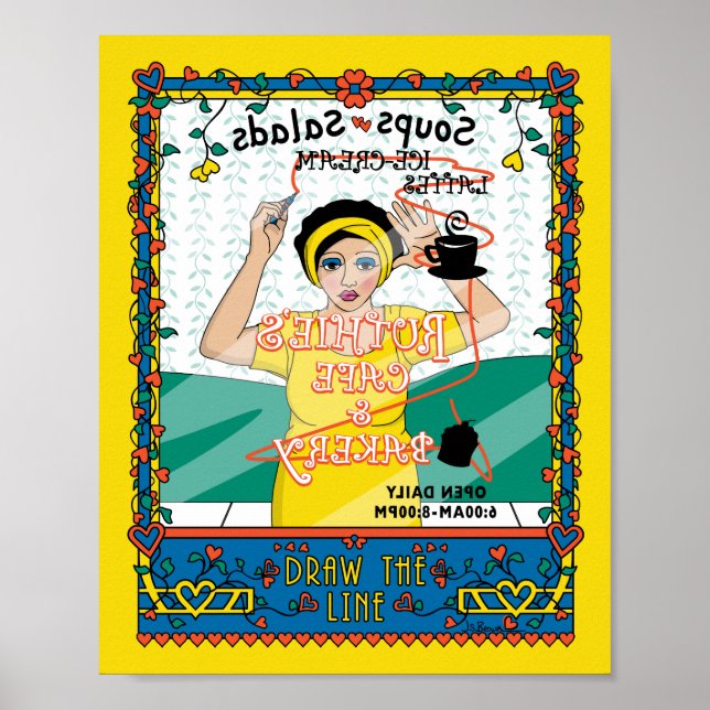 Póster Desenhe a Linha_B_8x10 (Frente)