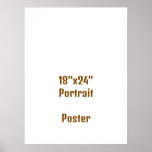 Poster Desenhe o seu próprio 18"x24"