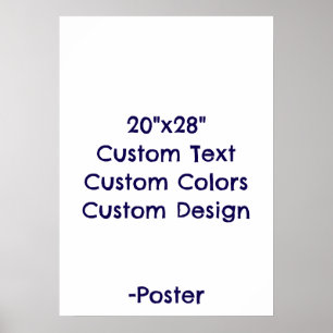Poster Desenhe o seu próprio 20"x28" Matte