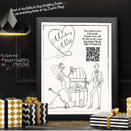 Poster Desenho a mão Compartilhar o sinal de amor