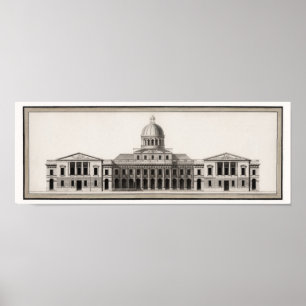 Poster Desenho Arquitetônico do Capitólio dos Estados U