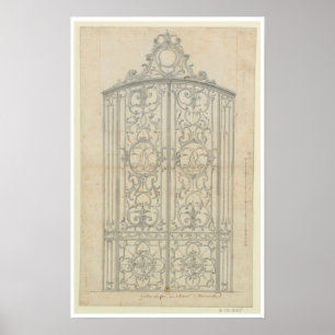 Póster Desenho arquitetônico francês
