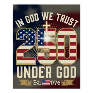 Póster Desenho Comemorativo dos 250 Anos de Patriotismo