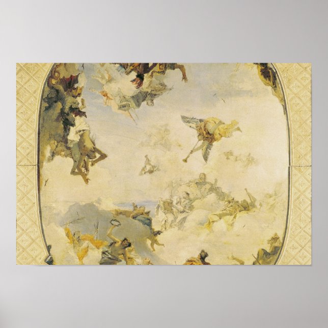 Póster Desenho da Apoteose da Família Pisani (Frente)