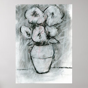 Poster Desenho da Flor Original