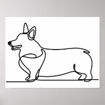 Desenho da Linha Corgi