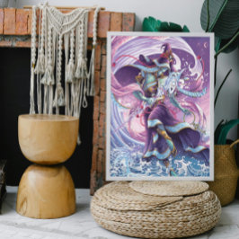 Poster Desenho Da Mão Do Feiticeiro Celestial