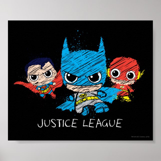 Póster Desenho da Mini Justice League (Frente)