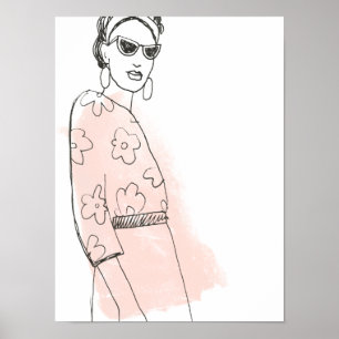 Poster Desenho da Moda