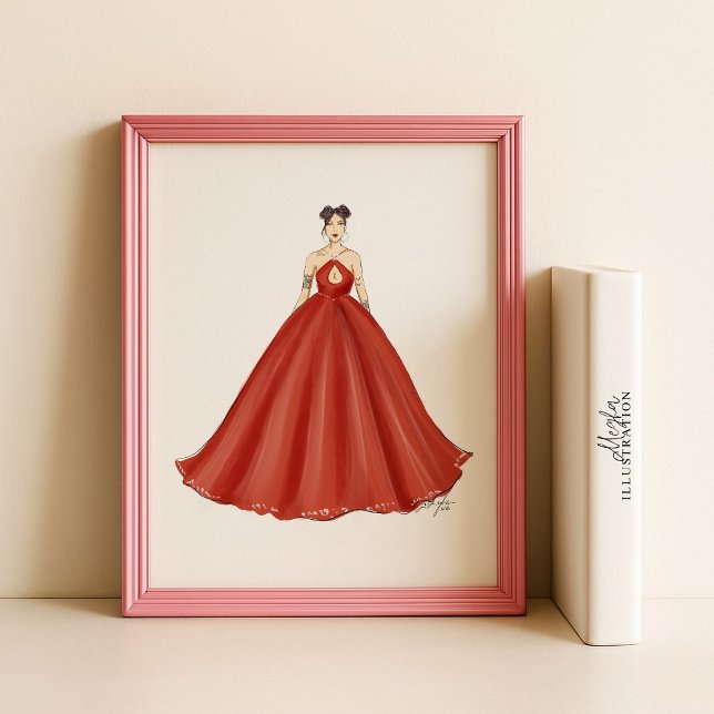 Poster desenho da moda, ilustração da moda, (Criador carregado)