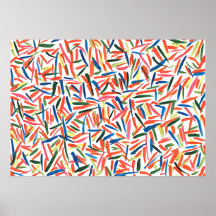 Poster desenho de abstrato