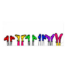 Desenho de Calçados Coloridos Antigos