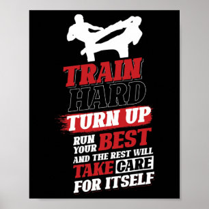 Poster Desenho de Cardio Kickboxing Para Kickboxer